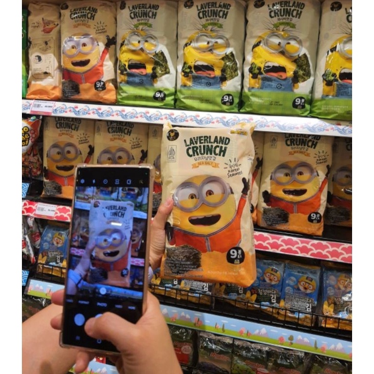 

Cuci Gudang laverland crunch seaweed korea seasalt wasabi habanero