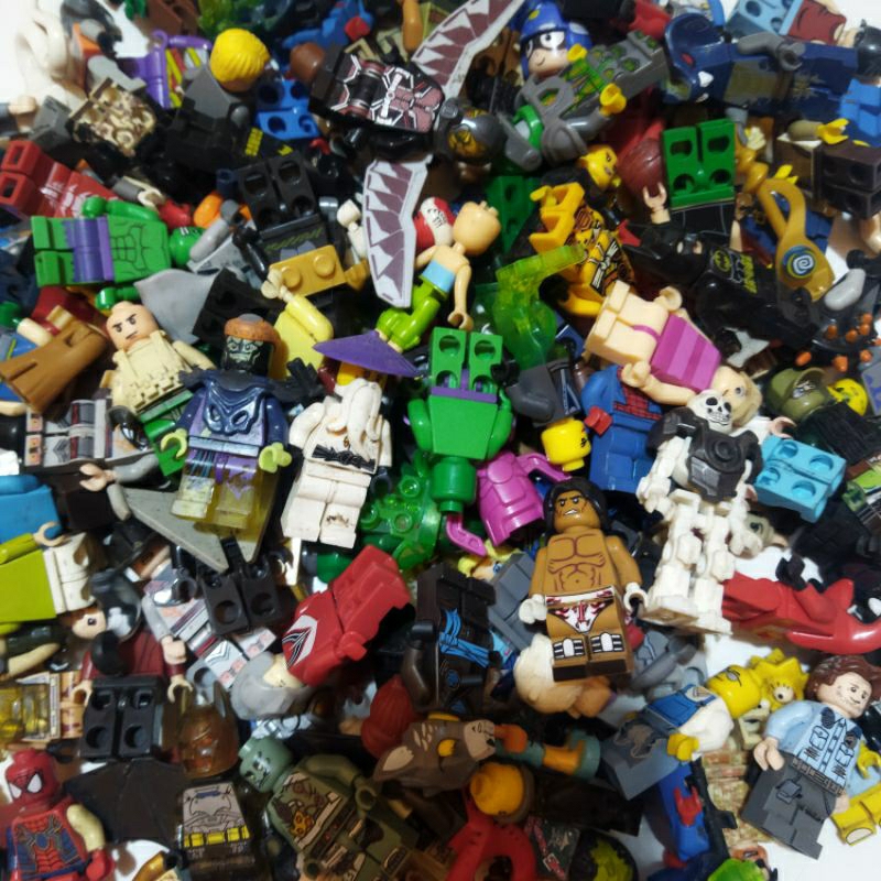 minifigure figure lego kw kotor batman superman spiderman satuan