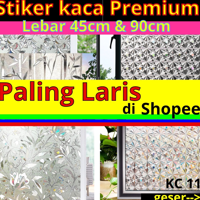 Mega Max STICKER STIKER KACA HOLOGRAM DIAMOND SUNBLAST KACA STICKER SETIKER WALLPAPER PINTU JENDELA 