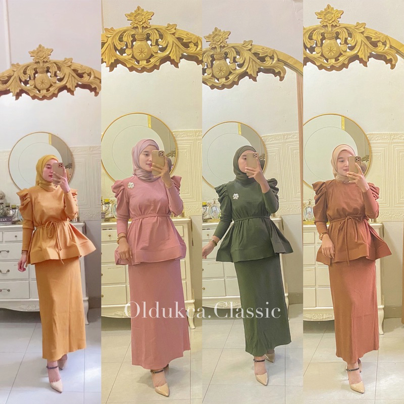 Victory tiara set || Set Rok || Knit Premium || Set Rok puff || one set Rok || Dress premium