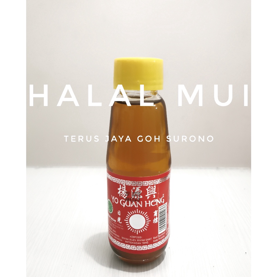 

Promo Sale Minyak Wijen Halal Minyak Wijen Matahari YO GUAN HENG Sesame Oil 1ml