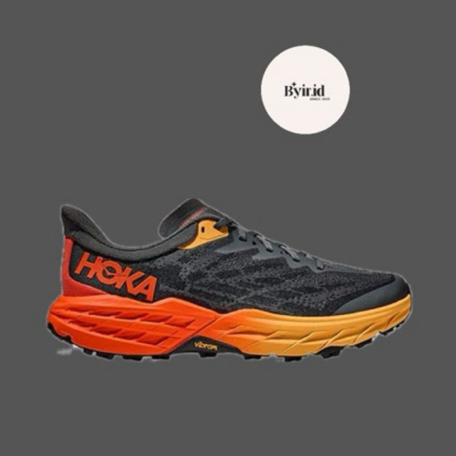 Hoka Speedgoat 5 Men's Running Shoes - Castlerock/Flame