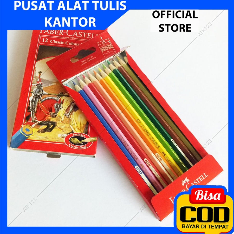 

Pensil 12 Warna Panjang Faber Castell 115852 Classic Colour Pencils