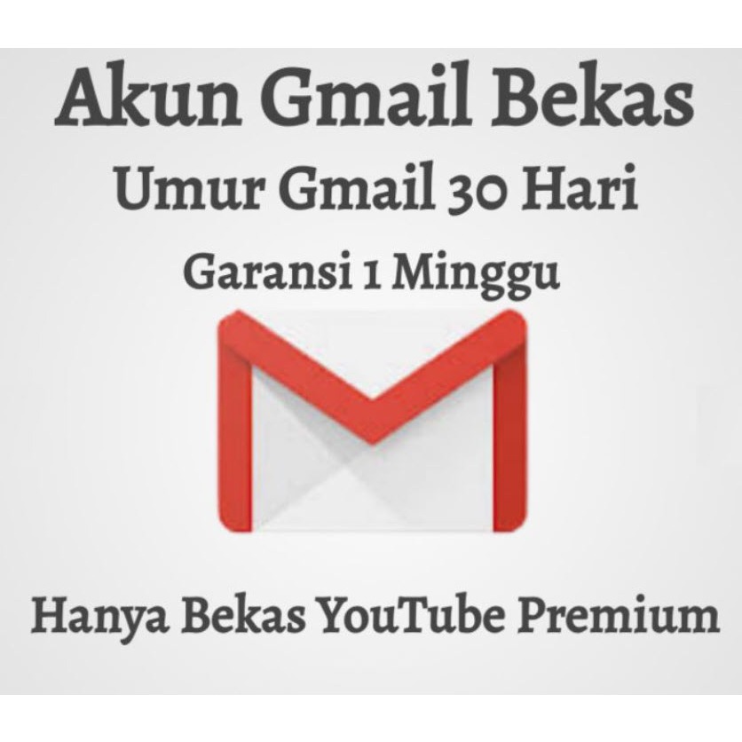 ORDER 150 GMAIL BEKAS GARANSI 1 BULAN