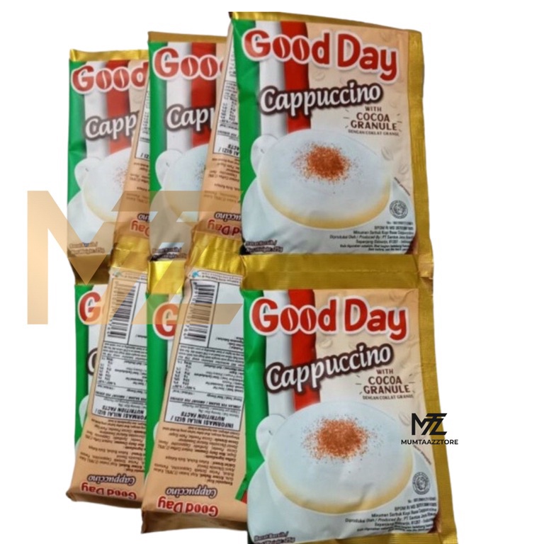 

Klik Pesan MUMTAAZZTORE GOOD DAY CAPPUCCINO ISI 1 SACHET