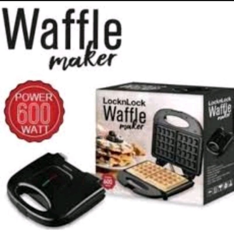 lock n lock waffle maker alat pemanggang roti bakar bekal anak praktis