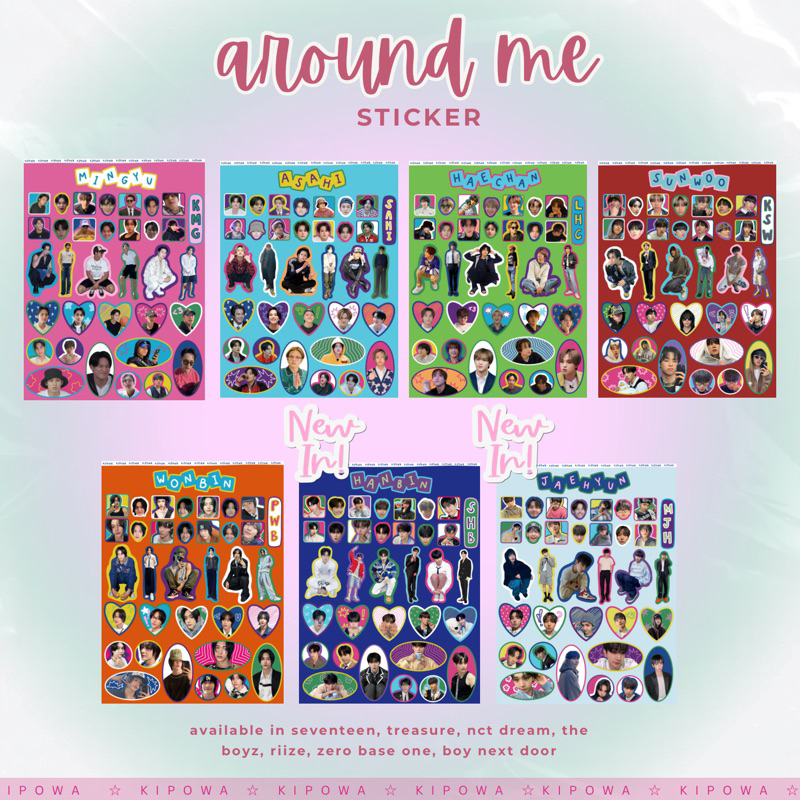 

(READYSTOCK) AROUND ME STICKER by KIPOWA