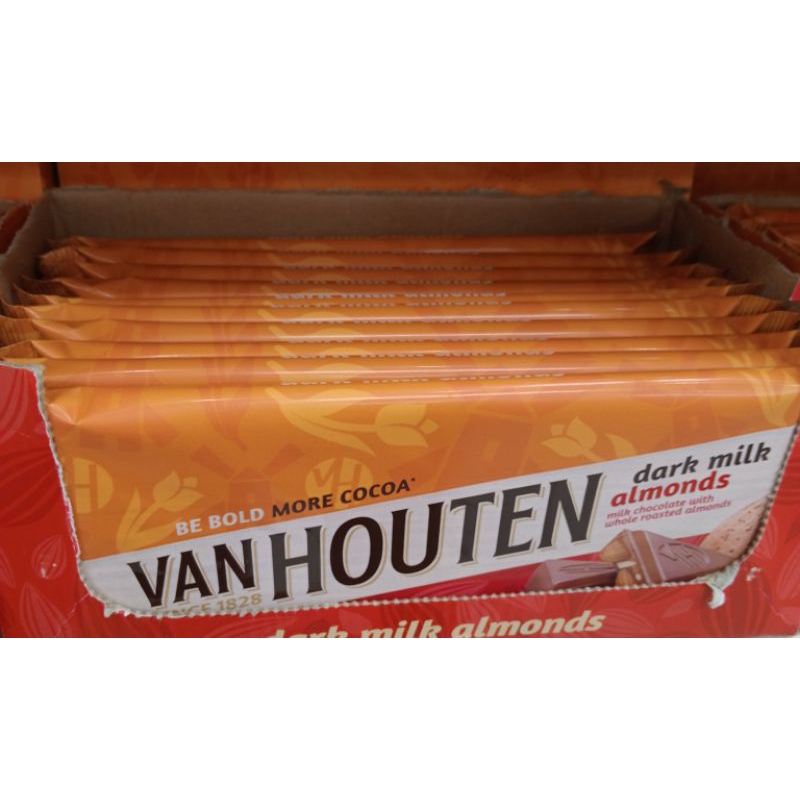 

Van Houten Dark Milk Almonds 140g