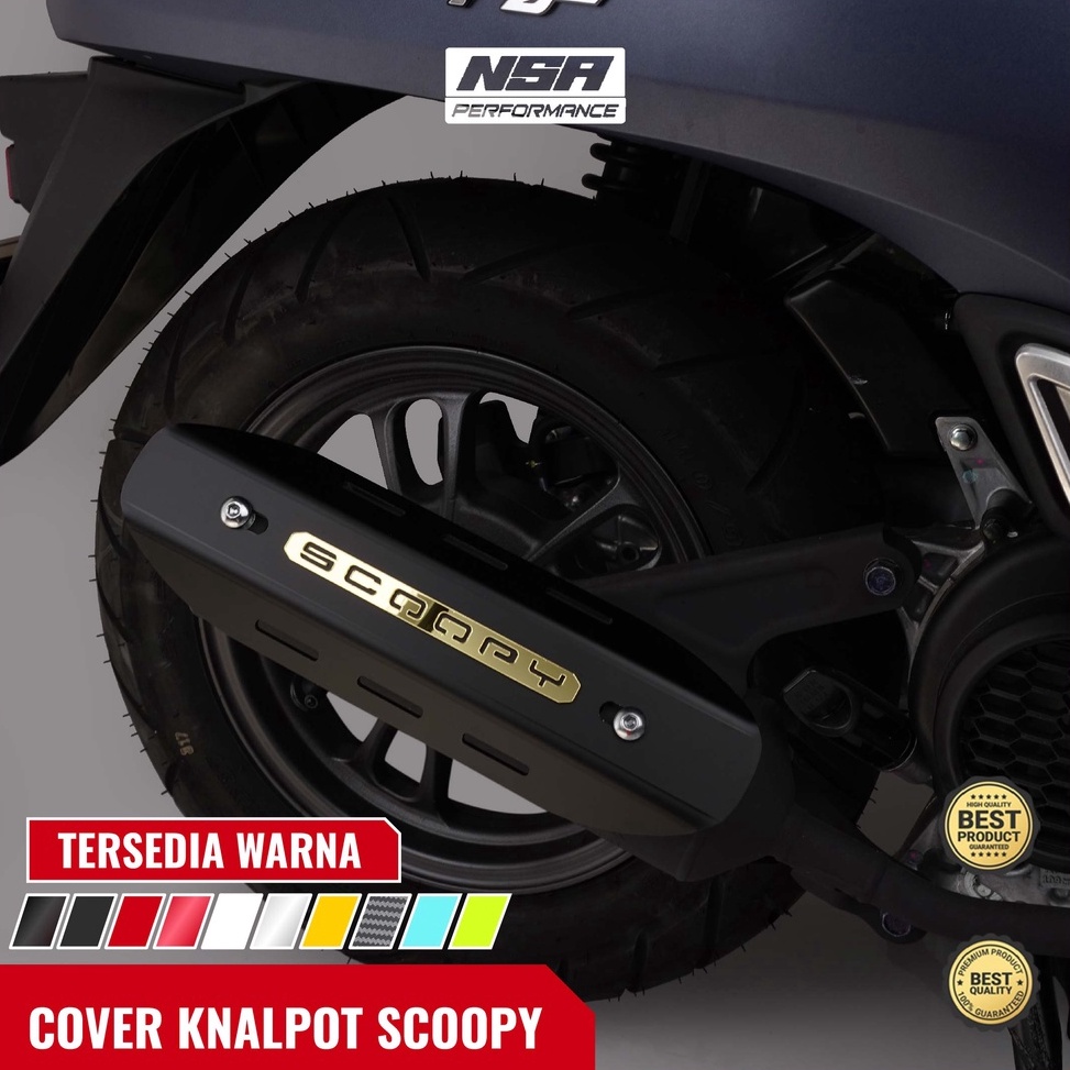 ZDB COVER KNALPOT SCOOPY TUTUP KNALPOT ALL HONDA SCOOPY COVER KNALPOT SCOOPY TAMENG KNALPOT SCOOPY  