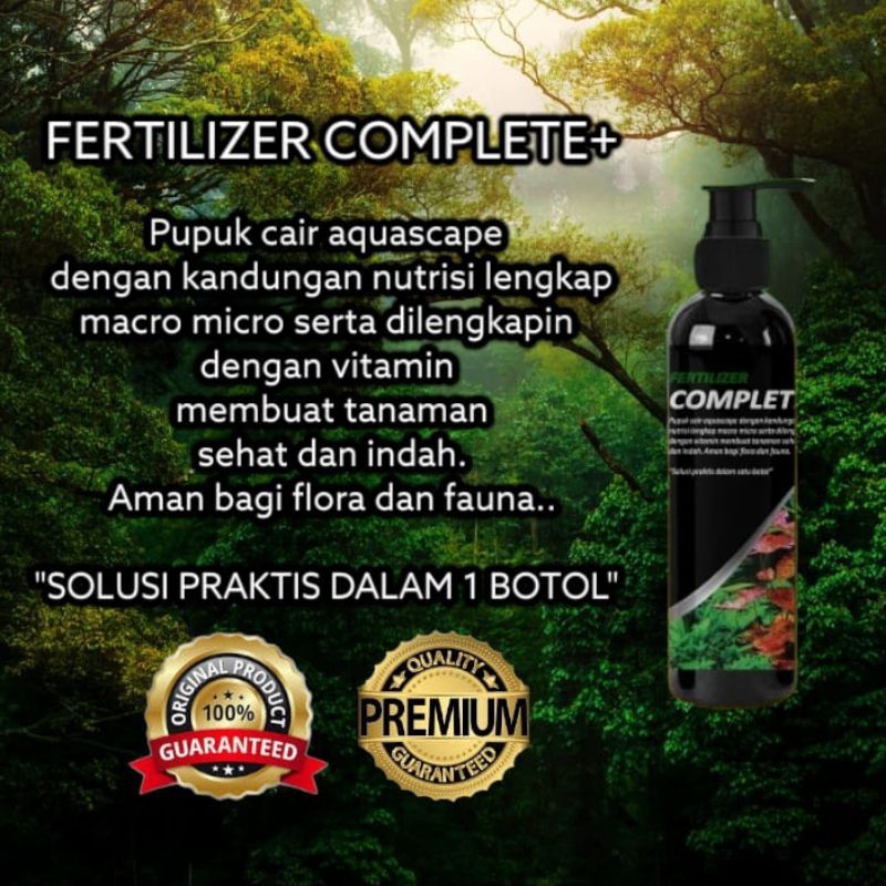 Pupuk cair aquascape complete macro micro / fertilizer complete / pupuk cair aquascape / pupuk cair 
