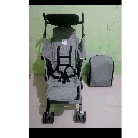 stroller ezgo family Preloved grey