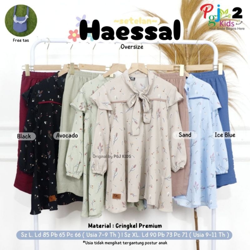 100% ORI Haessal daily set wanita by PGJ Kids 2 / ukuran L XL