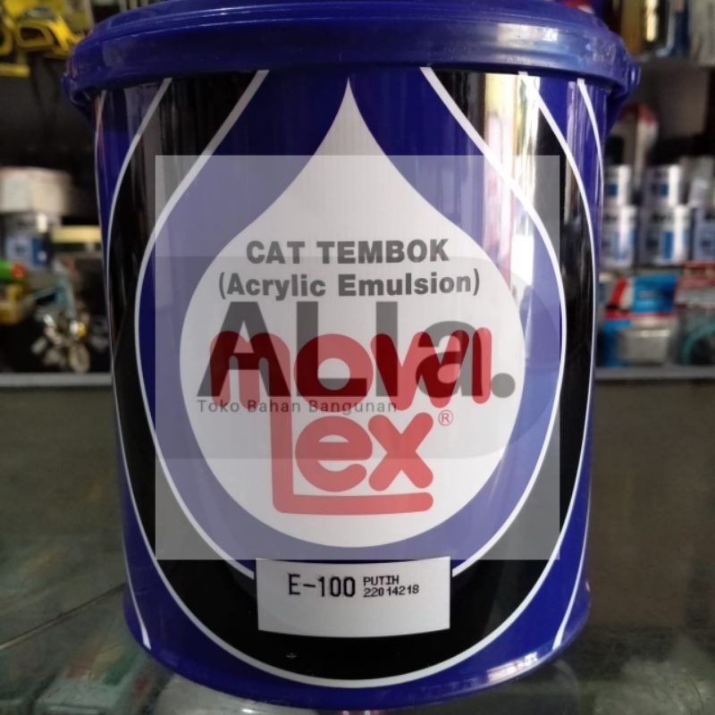 MOWILEX CAT TEMBOK WARNA PUTIH E100 2,5 Liter