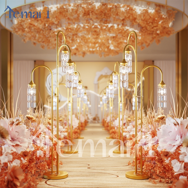 2 Set Lampu Dekorasi Pelaminan Rumbai Lampu Dekorasi Wedding 150cm Standing Lampu Dekorasi Lampu