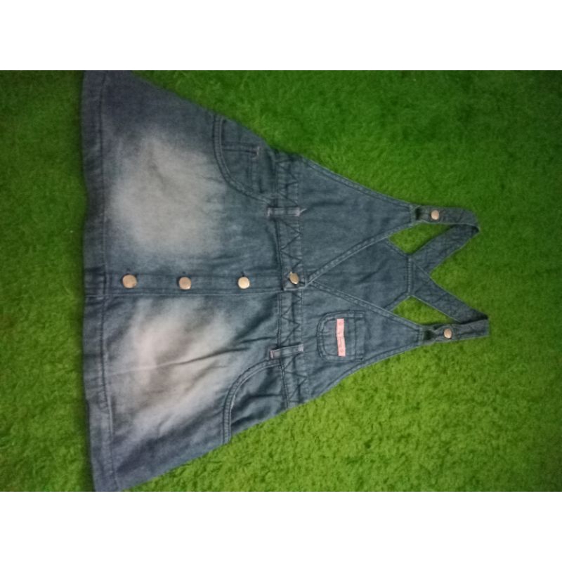 baju anak jeans monyet usia 2 tahun
