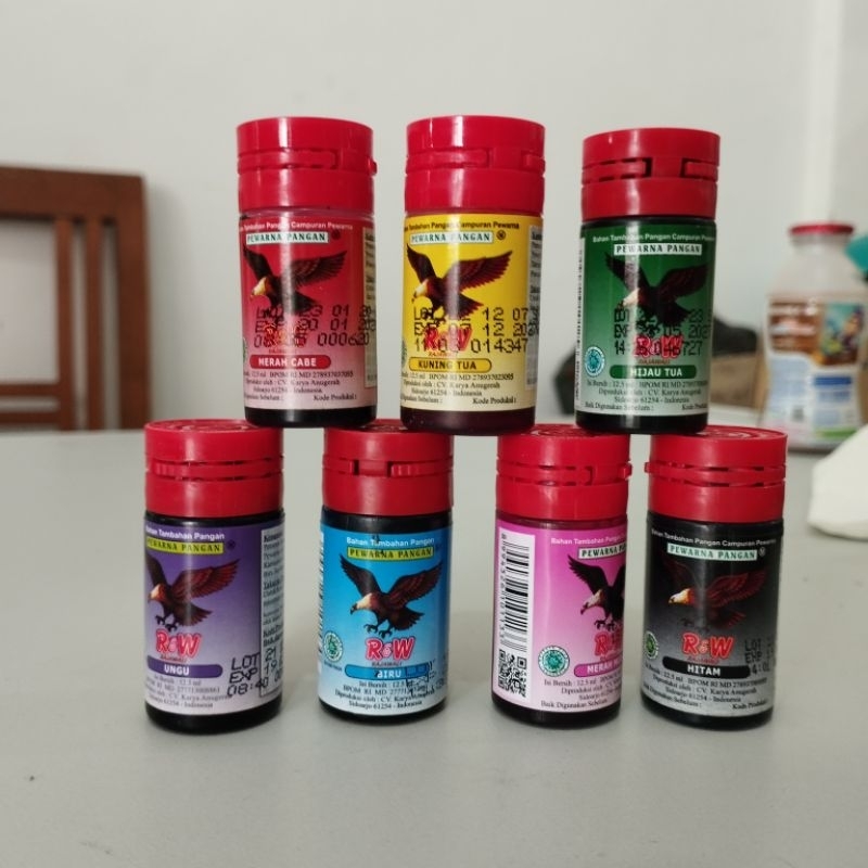 

Pewarna Makanan Pangan Rajawali 12,5ml RW