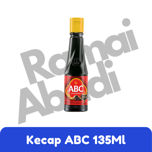 

KECAP MANIS ABC BOTOL ISI 135ML | ABC KEMASAN BOTOL KECIL