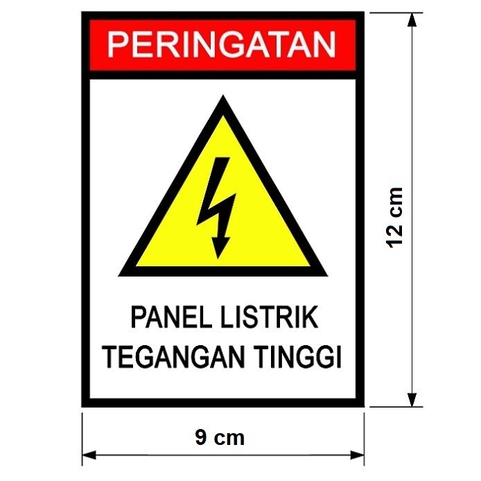 

Stiker Panel Listrik Tegangan Tinggi