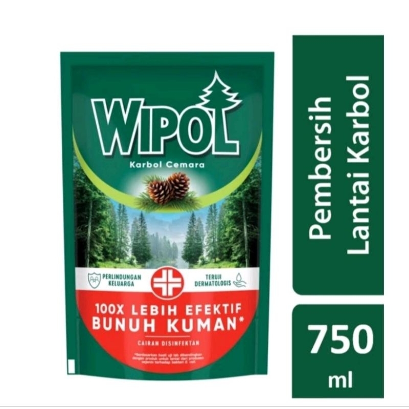 WIPOL KARBOL CEMARA - LEMON 780 ML