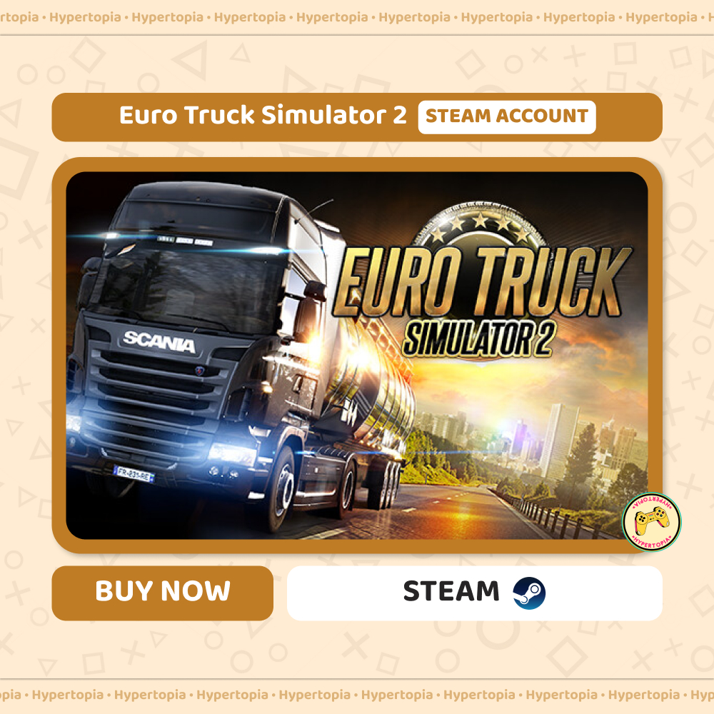 Euro Truck Simulator 2 Original Murah Game PC Komputer Laptop Steam Account Permanen Selamanya