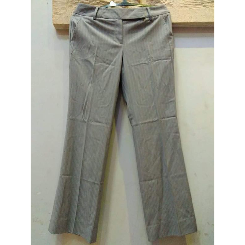 Celana Panjang Wanita Brand G2000 Original Preloved / Celana Panjang Casual Motif Garis Branded Rasa