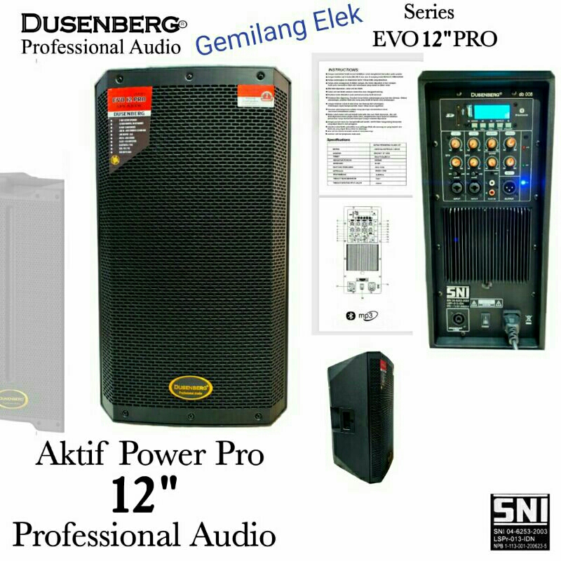 SPEAKER AKTIF 12 INCH DUSENBERG EVO 12 PRO ORIGINAL