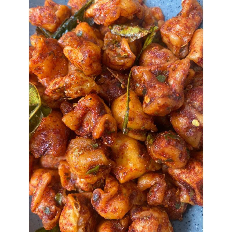 

Siomay kering kriuk pedas daun jeruk 500gram/cemilan viral/snack murah