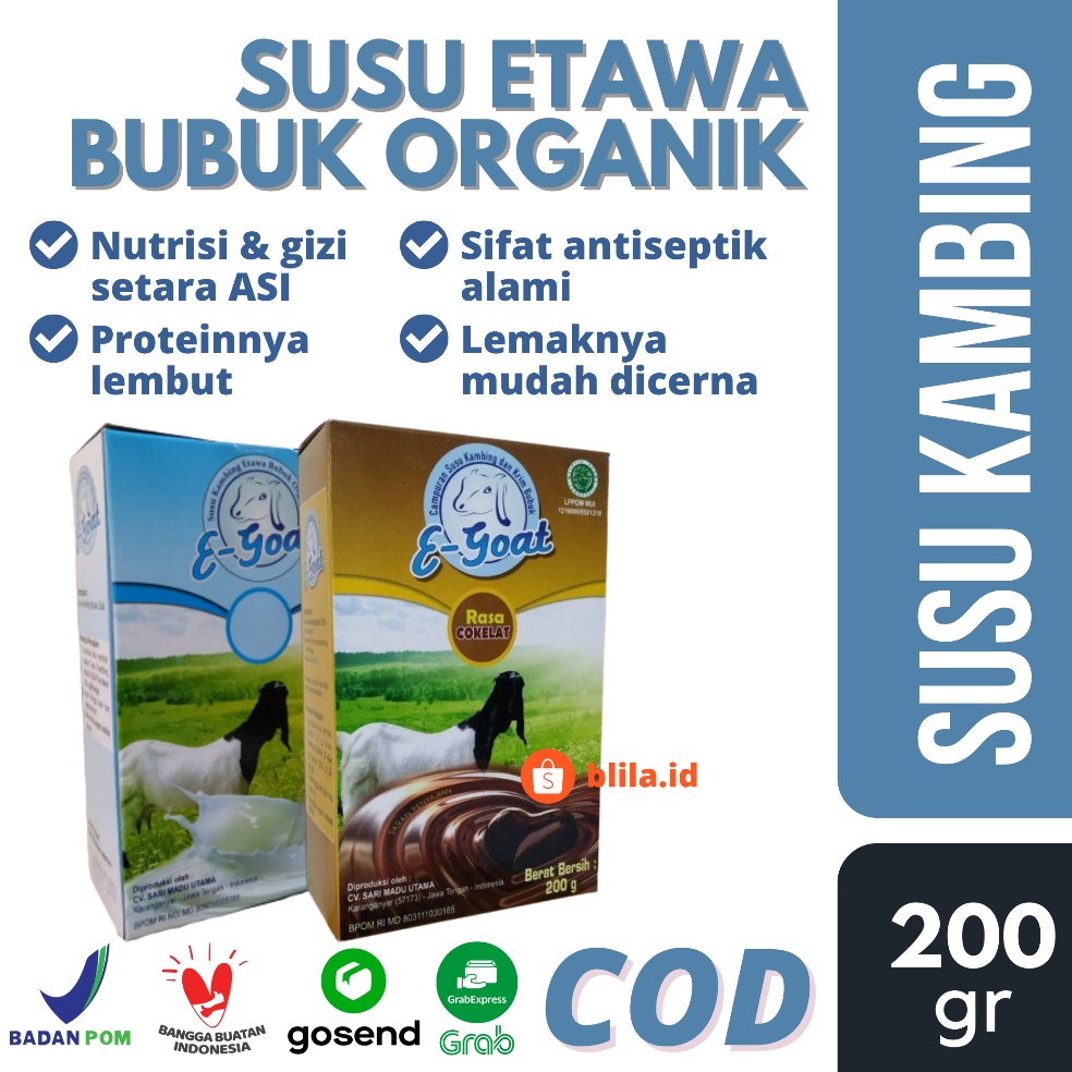 

Sale Kambing Etawa Etawa EGAT rganik Bubuk Ettawa Rasa riginal an kelat 97