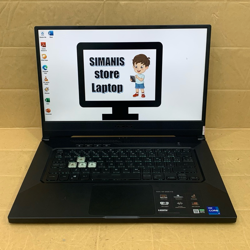 Asus Tuf Dash F15 FX516PE Core i7-11370H RAM 16GB 1TB SSD RTX 3050 Ti