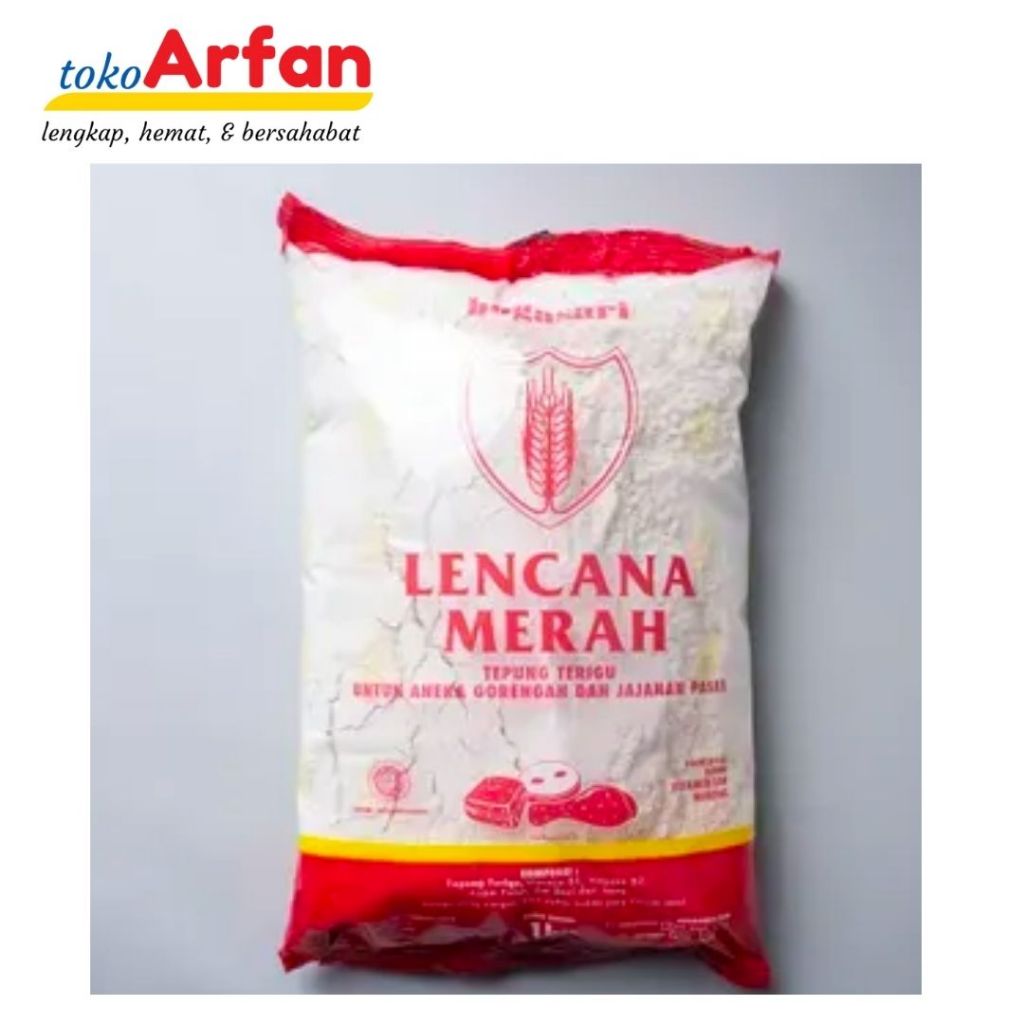 

Tepung Lencana Merah 1 kg