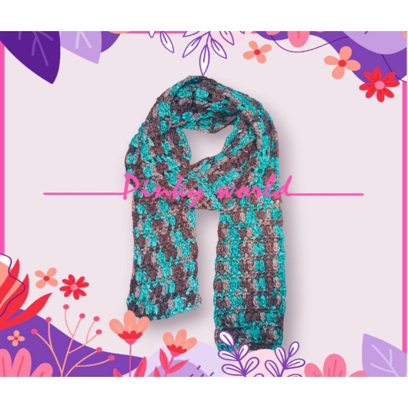 Syal Rajut Wanita Syal Hangat Syal Lucu Syal Handmade