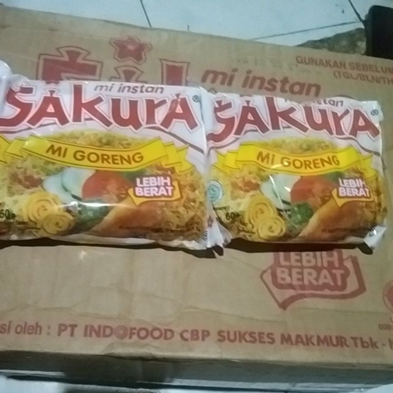 

mi SAKURA mi goreng harga 1 dus isi 40pc