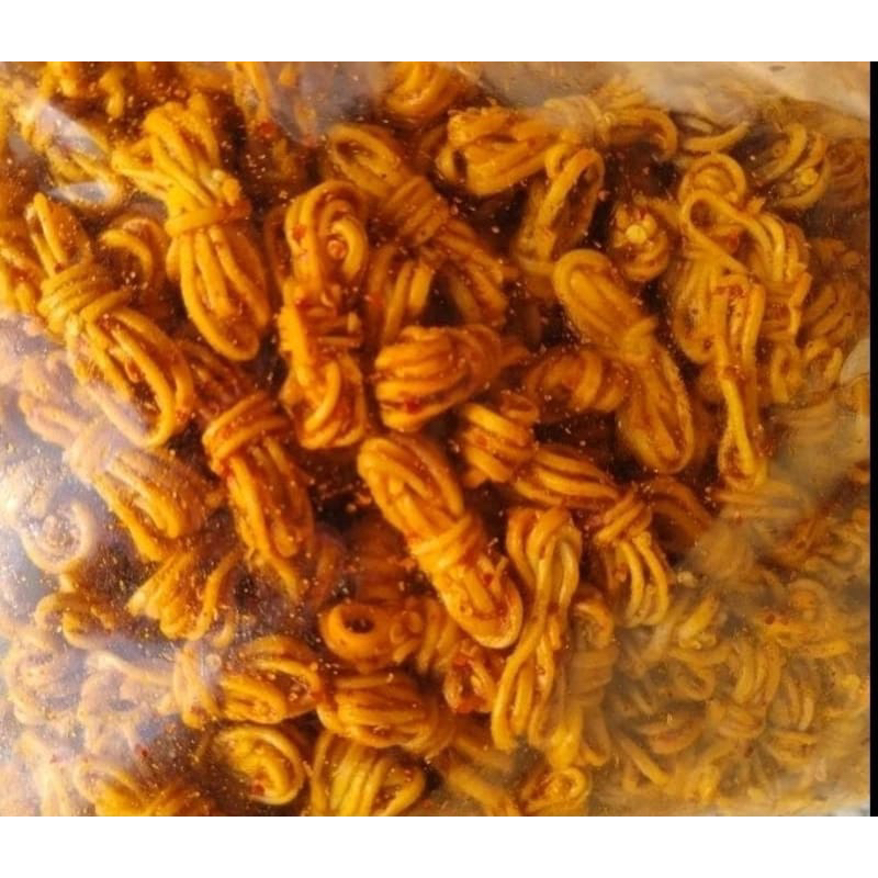 

Mie gulung pedas daun jeruk mie gulung viral 500gram