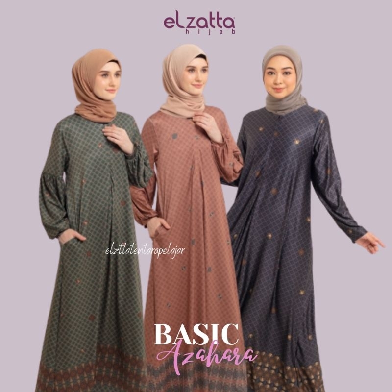 BAJU GAMIS TERBARU BUSUI GAMIS REMAJA DRESS BASIC SPANDEK AZAHARA ELZATTA BAHAN SPANDEK TERBARU