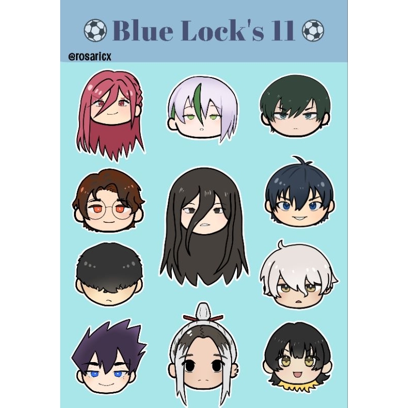 

Blue Lock 11 Sticker Sheet A5