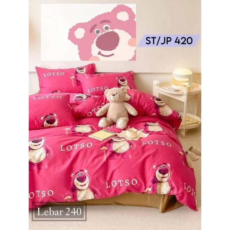Sprei Katun Jepang JP-420 / Sprei Katun Jepang Import / Sprei Premium