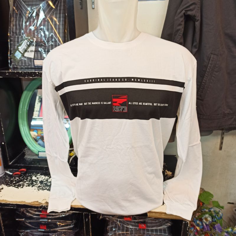 CARDINAL Kaos Oblong Lengan Panjang Pria Santai CAIAR1879