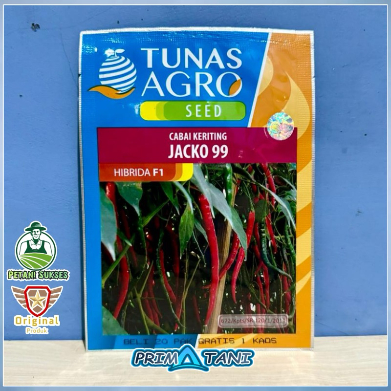 Benih Cabe Keriting JACKO 99 - Kemasan Pabrik 10gram
