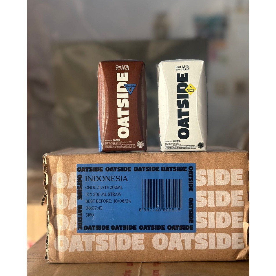 

Stock baru Susu OATSIDE Mini Oat Milk 2ml Straw Dus Karton 12 Susu Oat Gandum