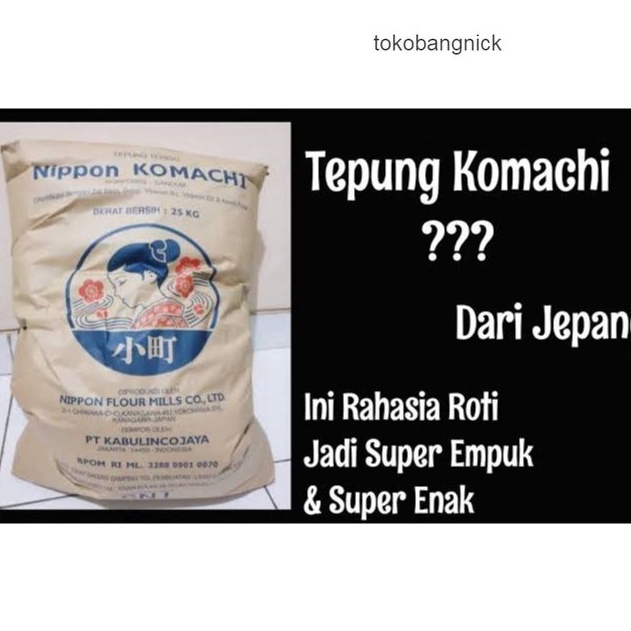 

Produk Terbaik Tepung Komachi 1kg