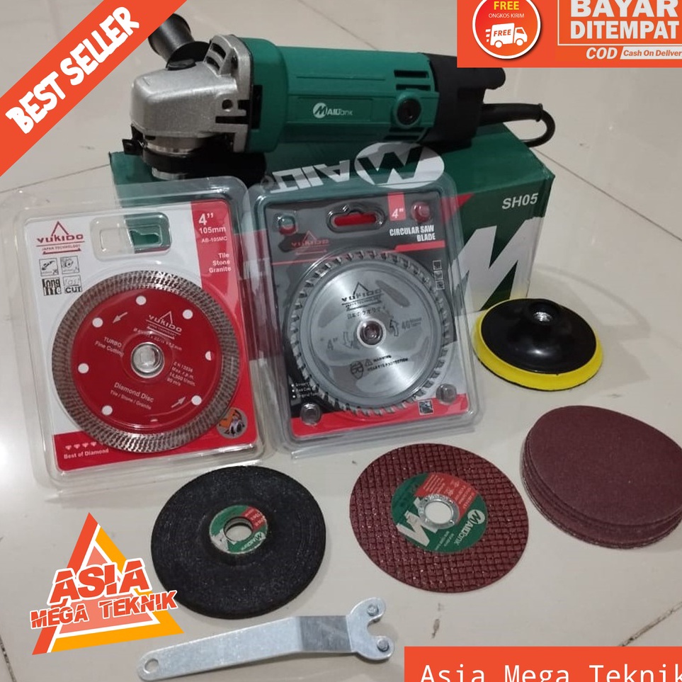 Hym Paket Mesin Gerinda lengkap Mailtank SH5 Gerinda Tangan Murah dan Berkualitas z Kualitas Premium
