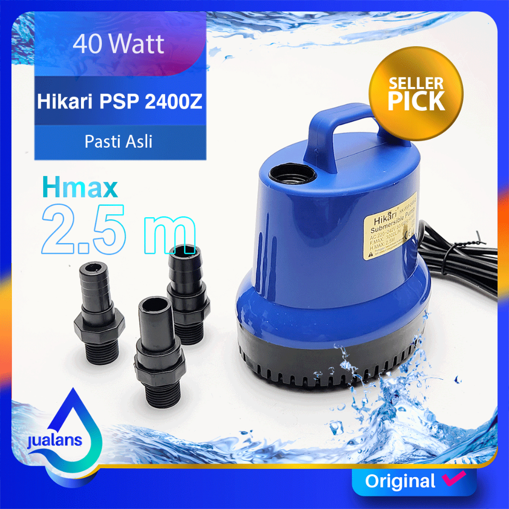 HIKARI PSP 2400Z Pompa Aquarium Kolam Koi 3000 LpH