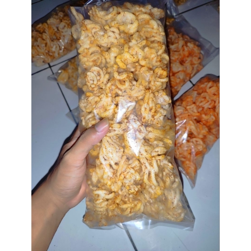 

KRUPUK IKAN RASA AYAM BAWANG PEDAS KEMASAN JUMBO
