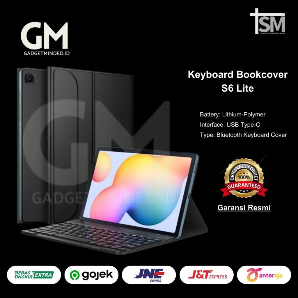 Samsung S6 Lite Keyboard Bookcover