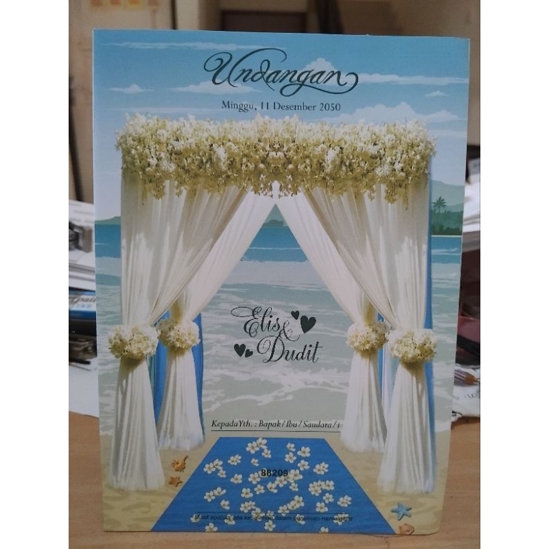 Undangan ERBA 88209 ECER & GROSIR KOSONGAN TANPA PLASTIK OPP