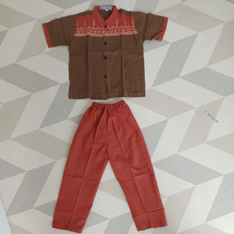 preloved setelan baju koko anak