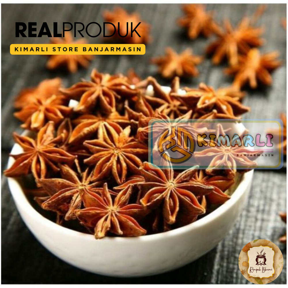 

50g || Bunga Sisir / BUNGA LAWANG /PEKAK / STAR ANISE 50 gram By. kimarli