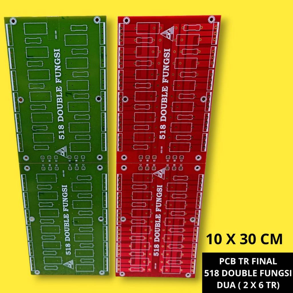 PCB TR Final 518 Double Fungsi CKJ Transistor ( 2x6 Set TR) Toshiba 3U