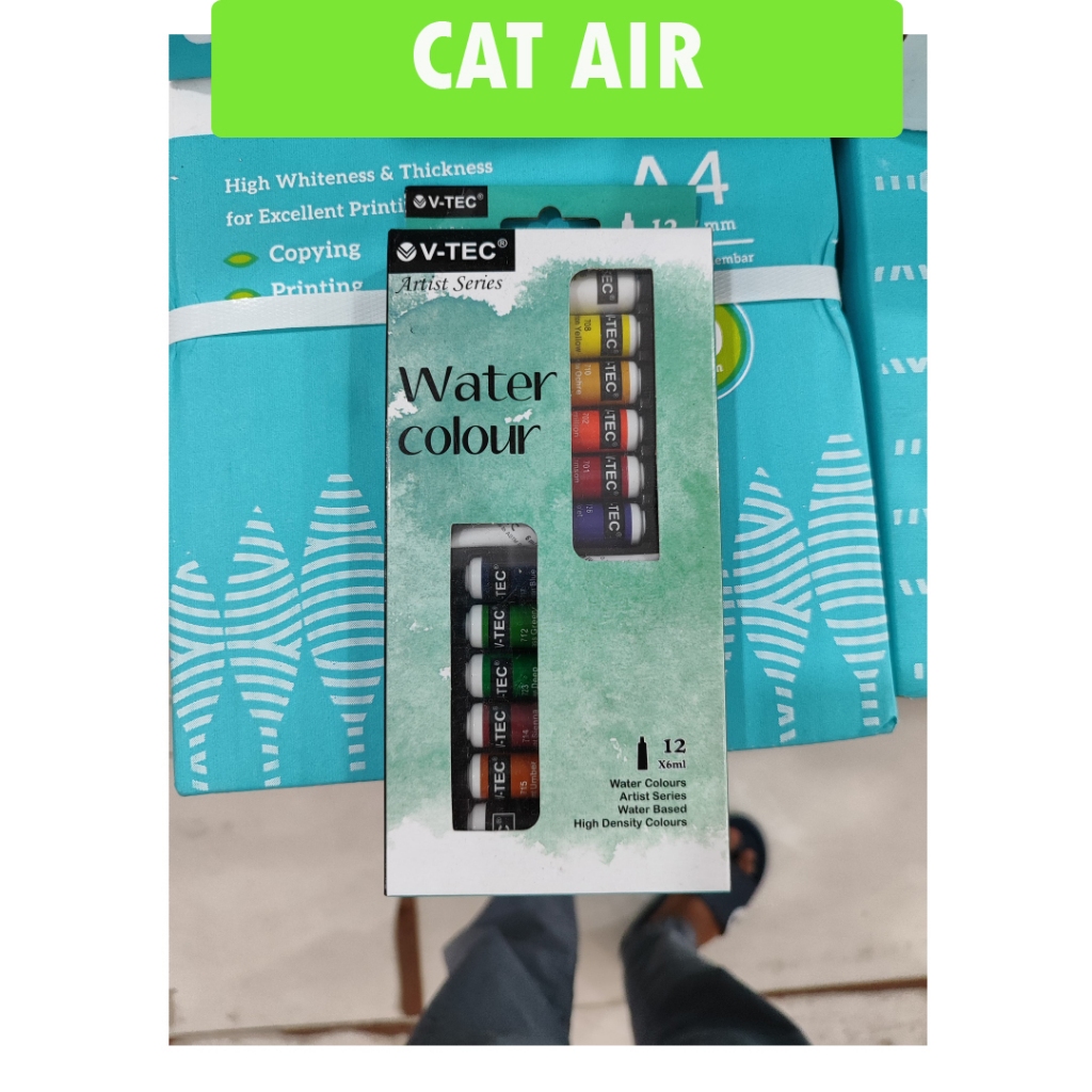 

V TEC-Cat Air Water Colour 12 Variasi Warna