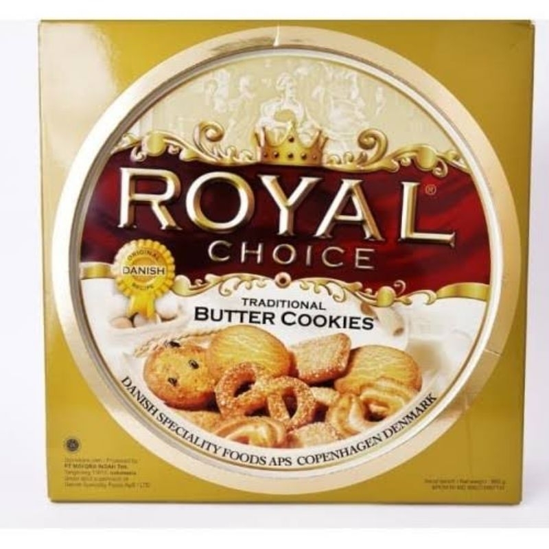 

Royal Choice Butter Cookies biskuit lebaran 960 grqm / 480 gram.